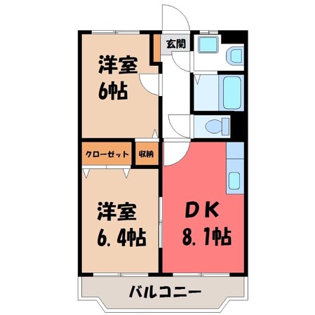 YMジェイドの物件間取画像